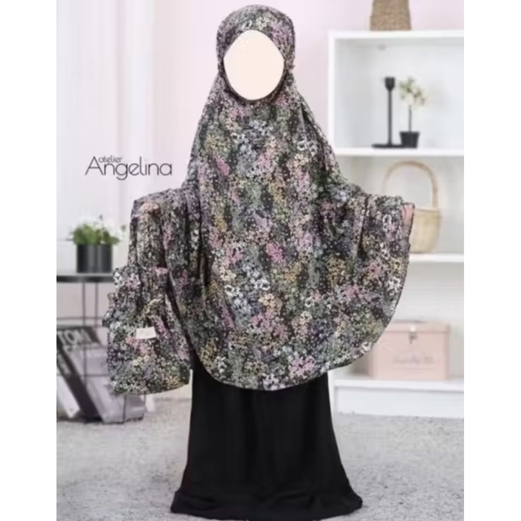 ready mukena anak dan dewasa atelier angelina