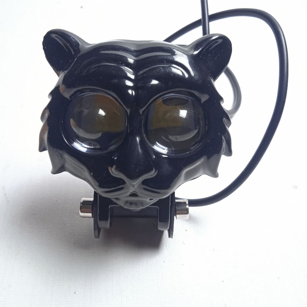 Lampu Sorot LED Motor - Desain singa, Pencahayaan Jauh Dekat, Tahan Air IP67