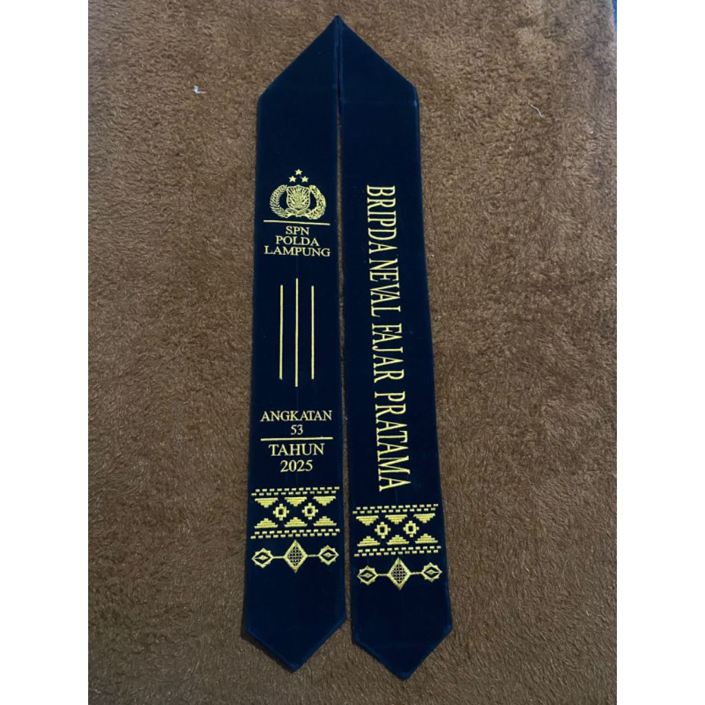 Selempang Pelantikan POLRI