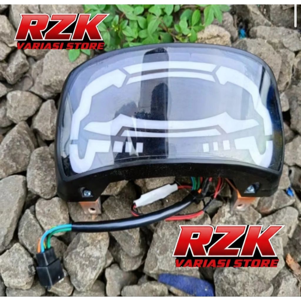 TERBARU LAMPU STOP REM BELAKANG Y-FIZR VEGA LAMA MODEL LAZY CUSTOM LAMPU STOP VARIASI