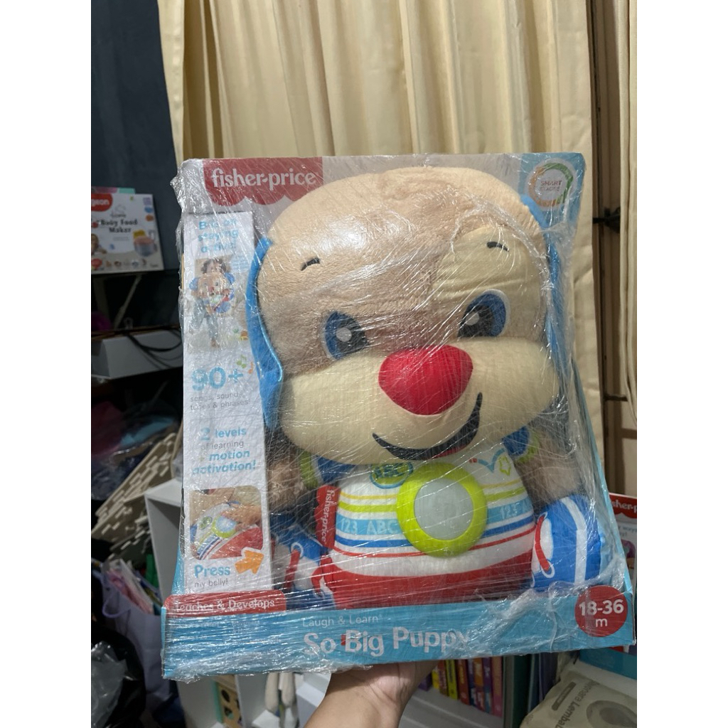 Fisher Price So Big Puppy Laugh and Learn / boneka Fisherprice sound