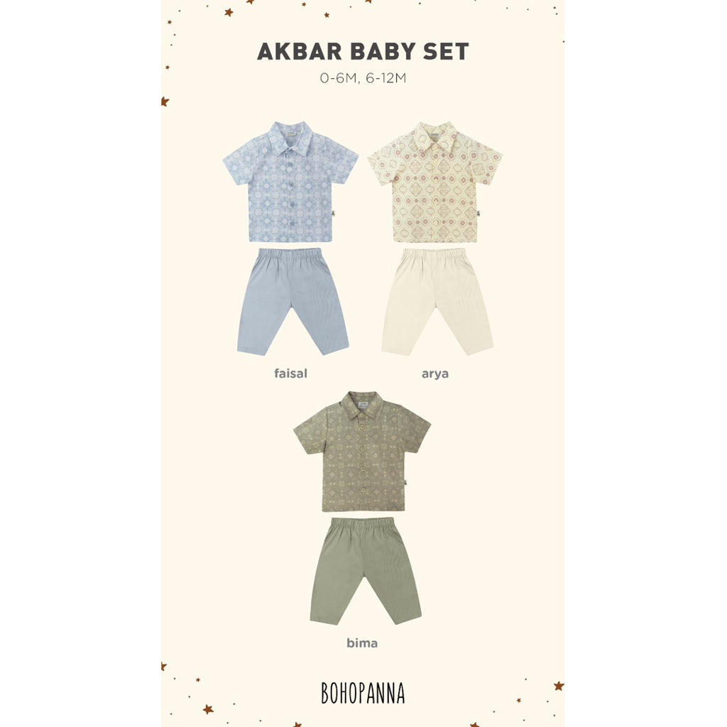 Bohopanna Akbar Baby Set