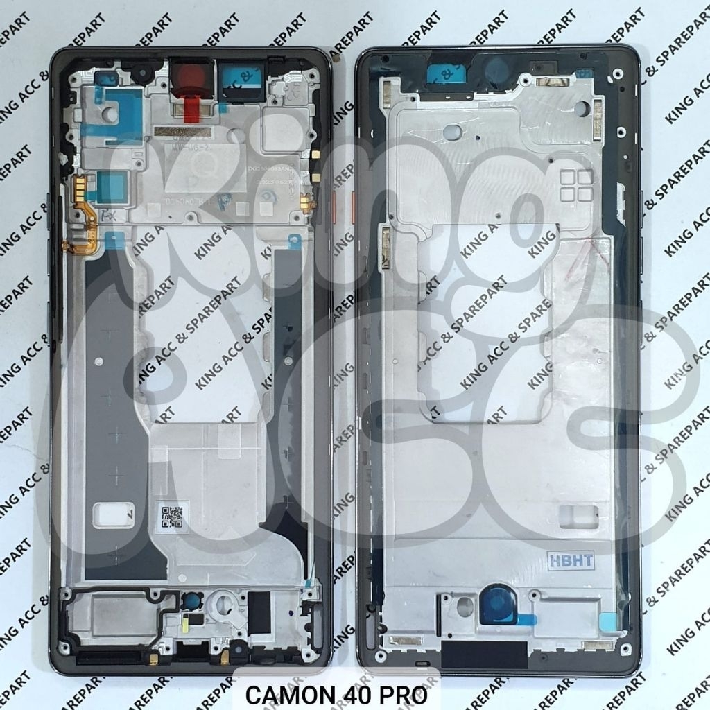 BEZZEL FRAME DUDUKAN LCD TULANG TENGAH TECNO CAMON 40 PRO