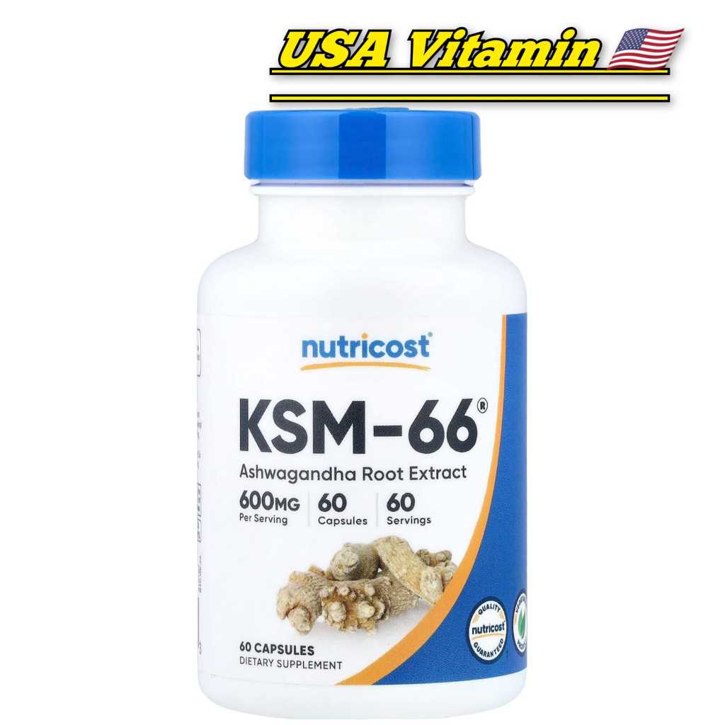 Nutricost KSM-66 Ashwagandha Root Extract 60 Capsules