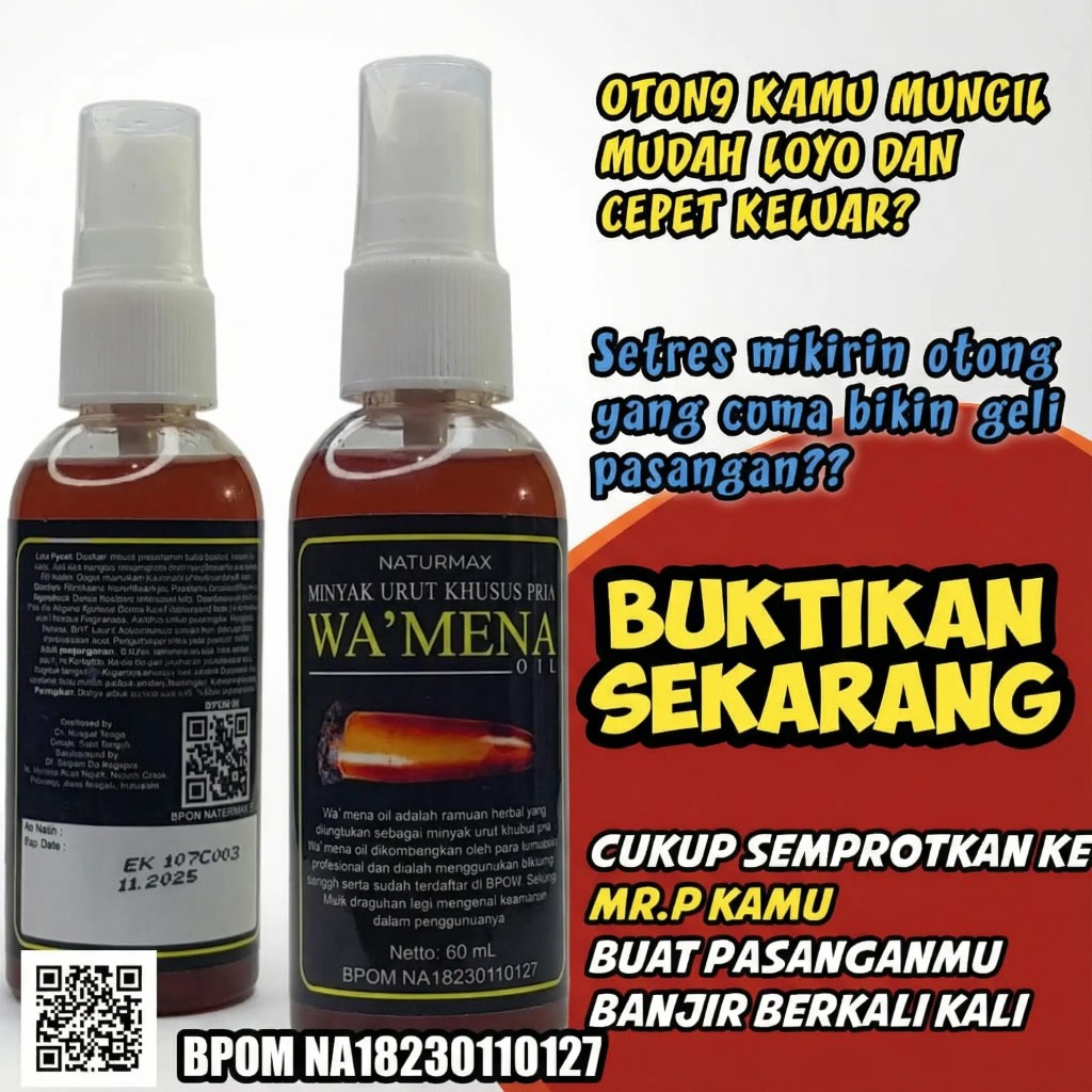 pembesar joni p3nis vital pria original obat kuat lelaki pria tahan lama minyak wamena Asli 100%