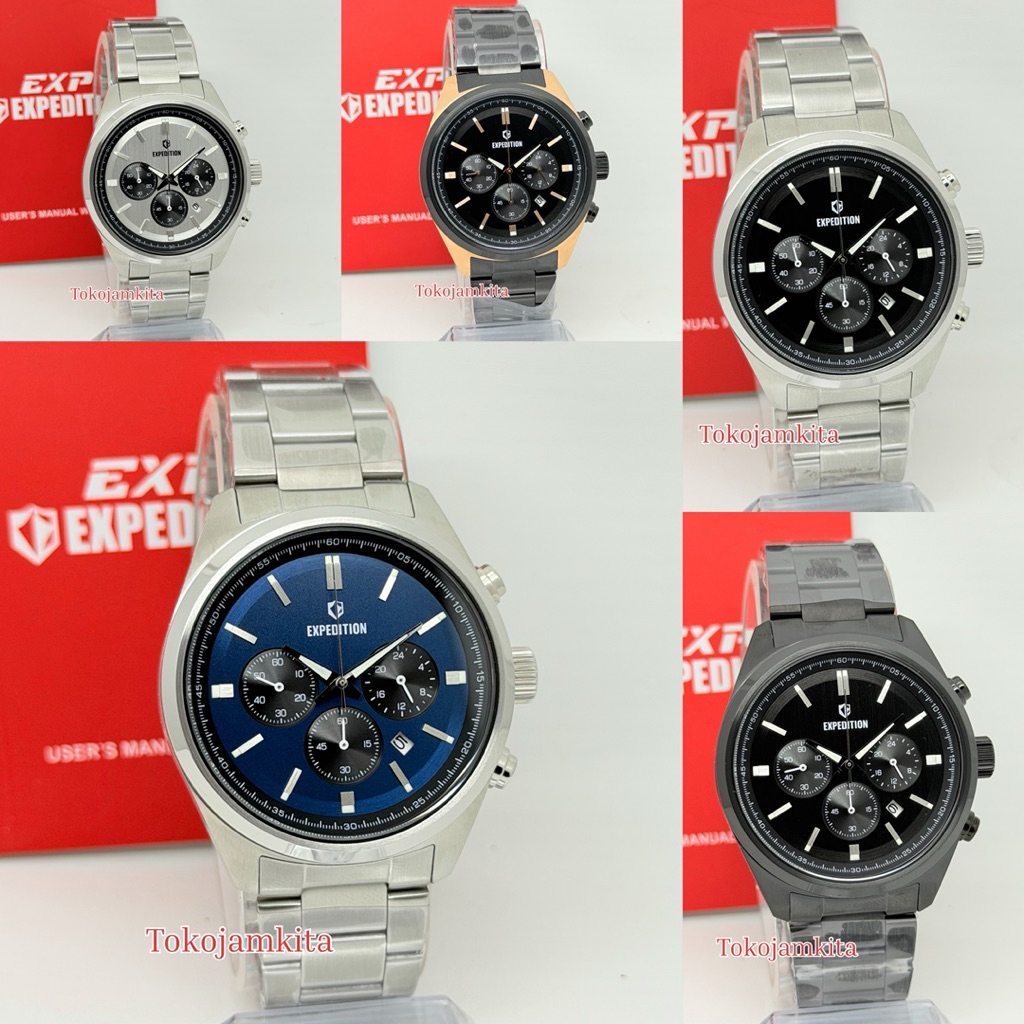 Jam Tangan Pria Expedition E 6867 M Original