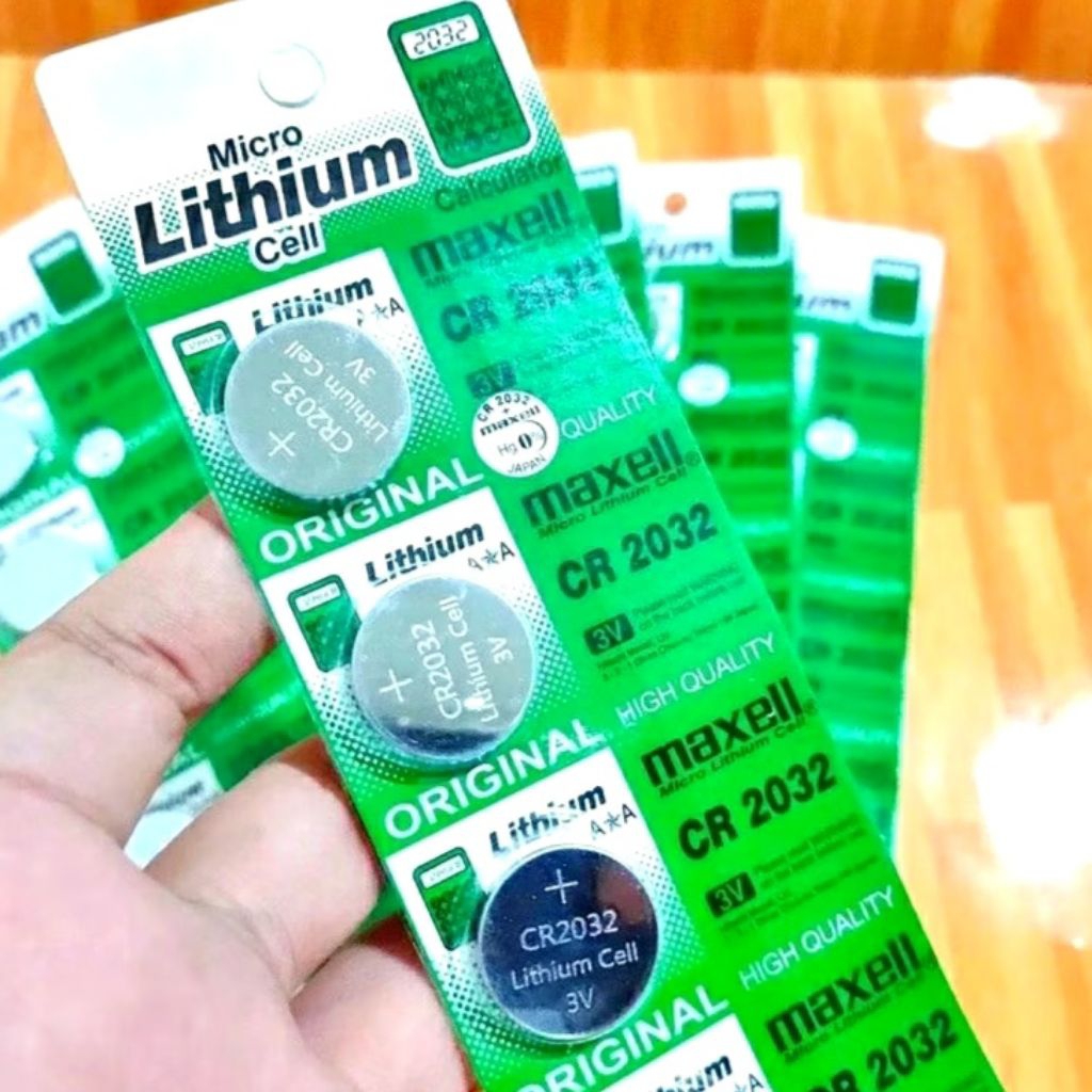 Baterai Maxell CR2032 Lithium Battery 3 Volt Batre CR 2032