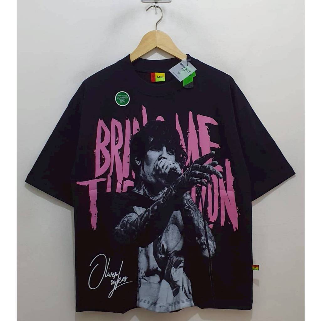 OVERSIZE KAOS T-SHIRT MUSIC BMTH BRING ME THE HORIZON DROWN