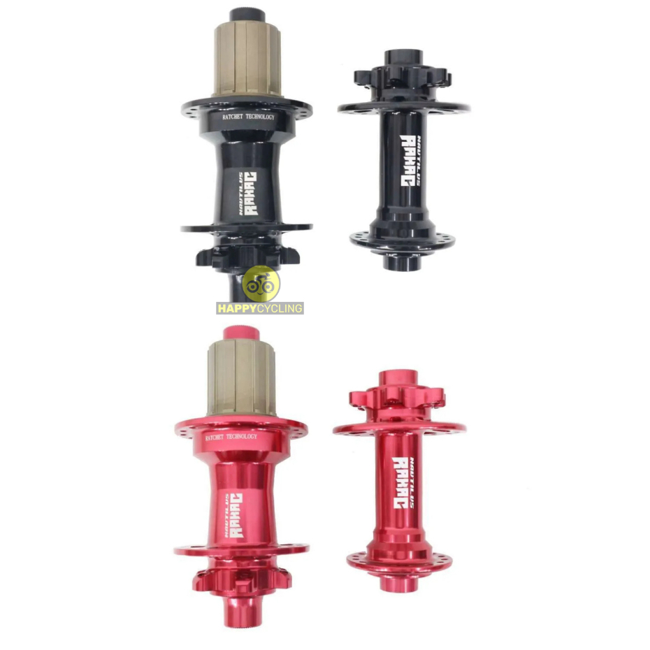 Hub Freehub Sepeda 32 Hole Nautilus Ratchet Rakac TA Thru Axle Boost Happy Cycling