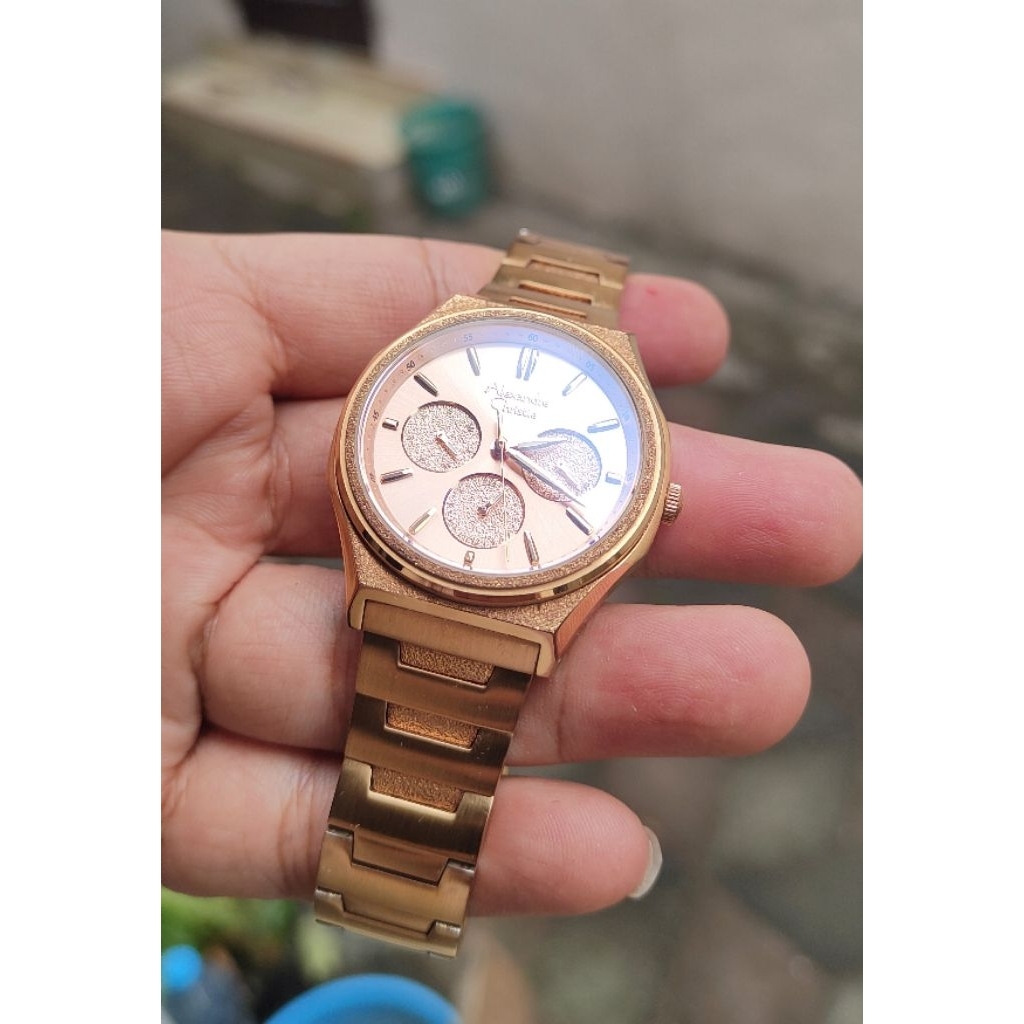 jam tangan original Alexandre Christie wanita second bekas preloved