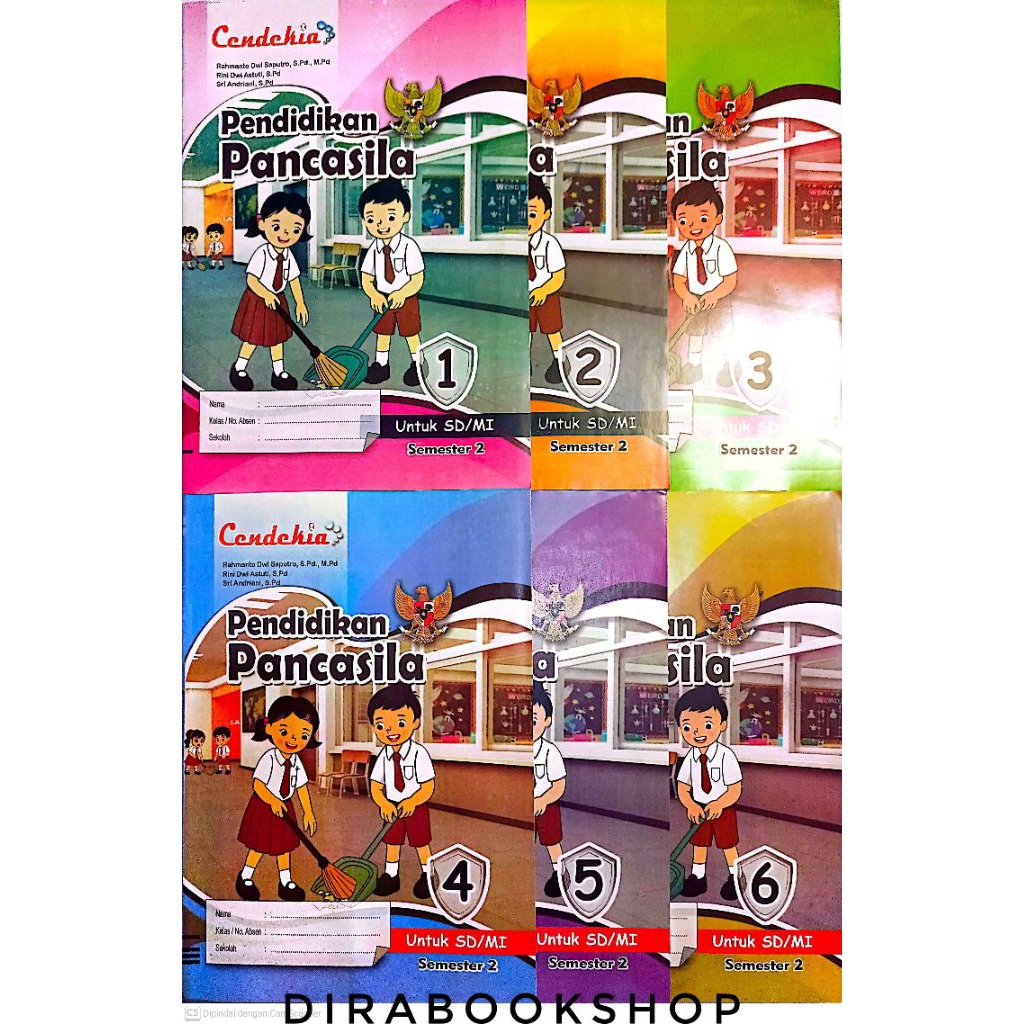 Semester 2 LKS PENDIDIKAN PANCASILA Cendekia kelas 1/2/3/4/5/6 revisi 2026