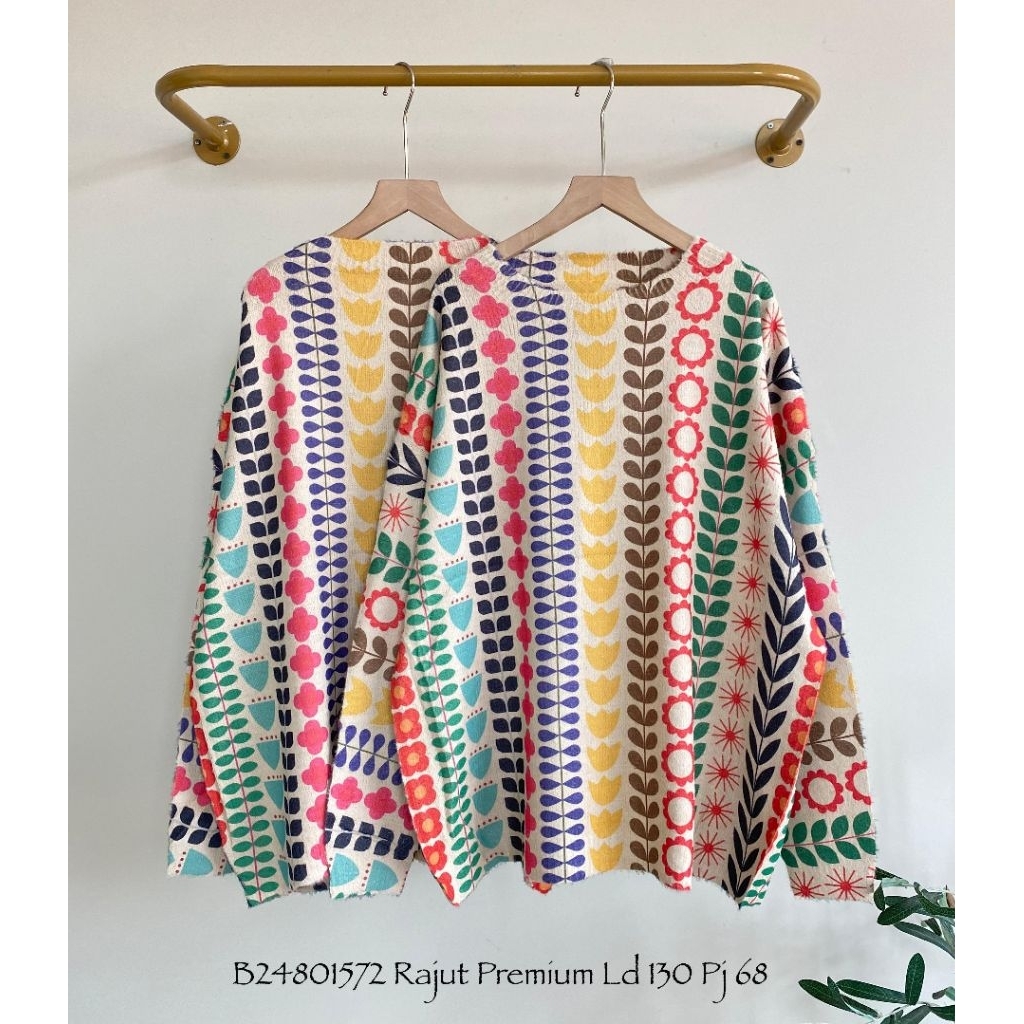 Atasan rajut jumbo premium