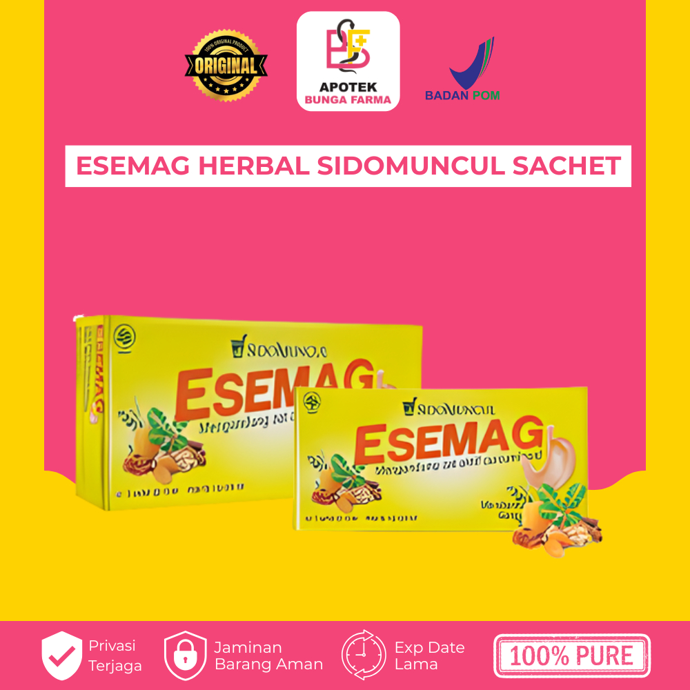 ESEMAG HERBAL SIDOMUNCUL SACHET - Meringankan Gangguan Lambung