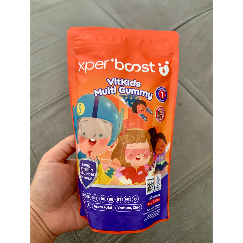 30 Gummy Multivitamin Anak VitKids dengan Vitamin B Kompleks