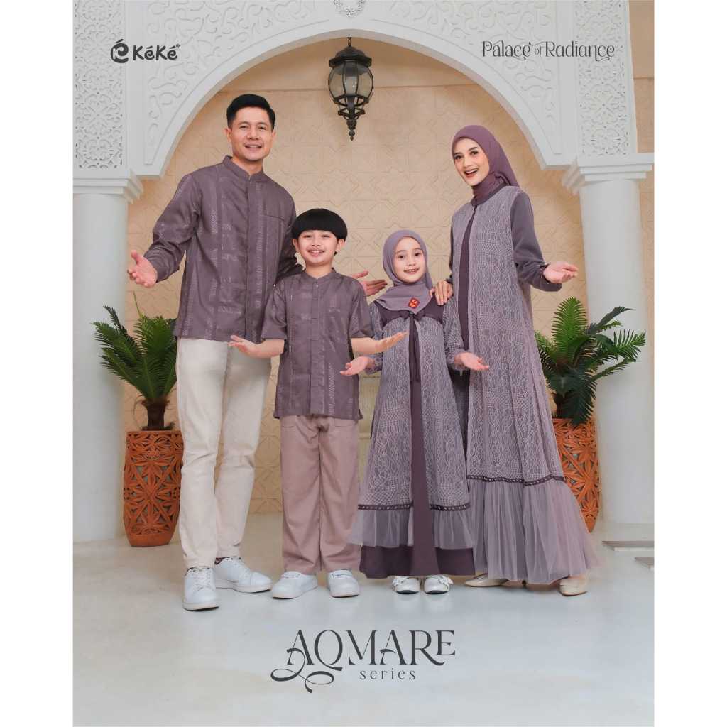 AQMARE SERIES DEEP MAUVE RAYYA SERIES SARIMBIT 2026 BY KEKE