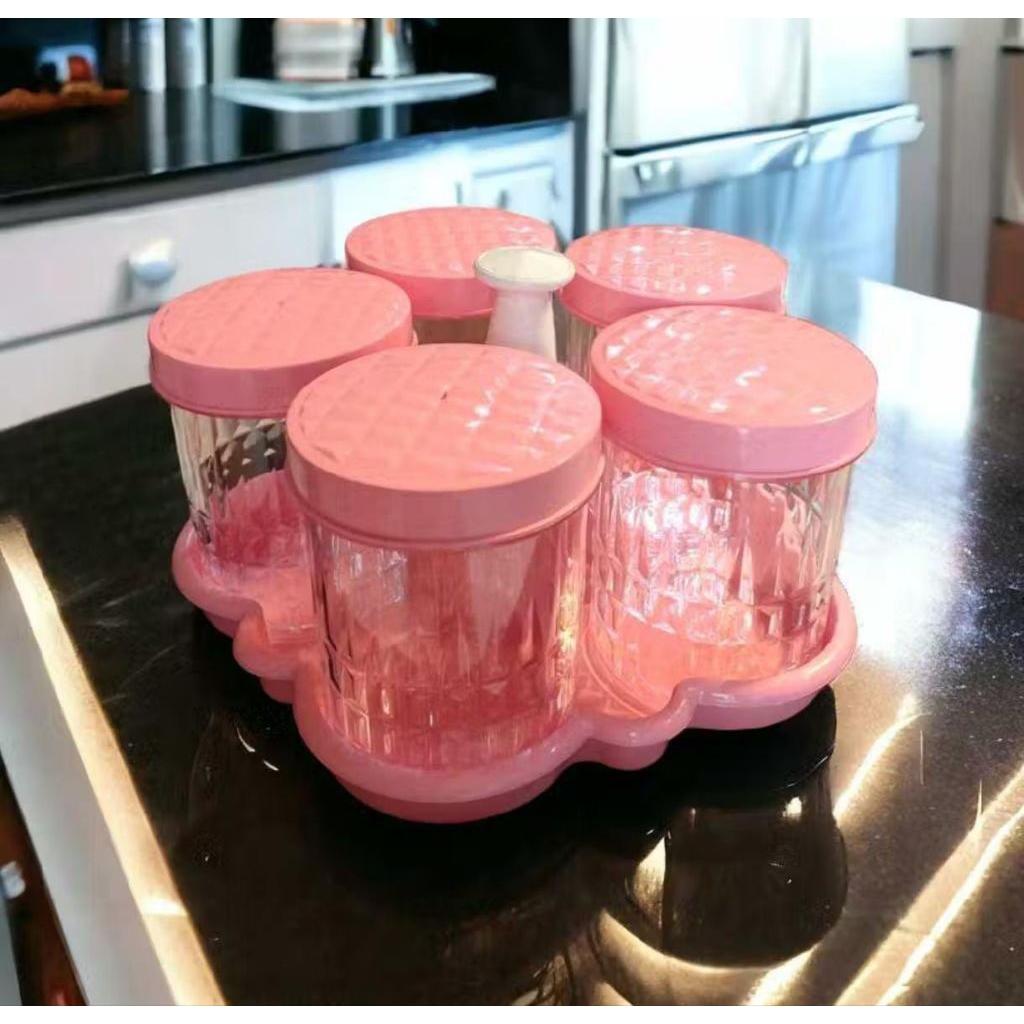 Toples Candy/Toples Kristal Premium Bunga/ Toples 5 Set