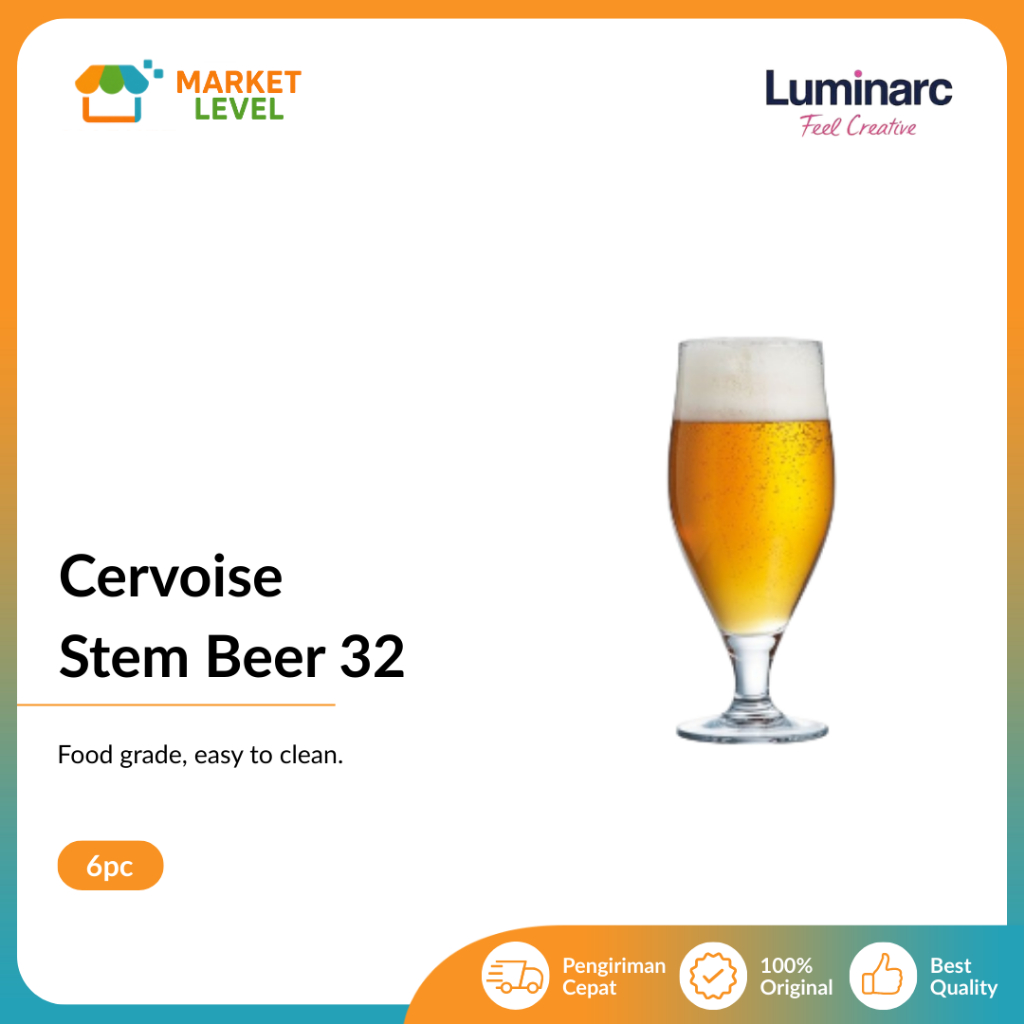 Luminarc - Gelas Kaca Cervoise Stem Beer 32