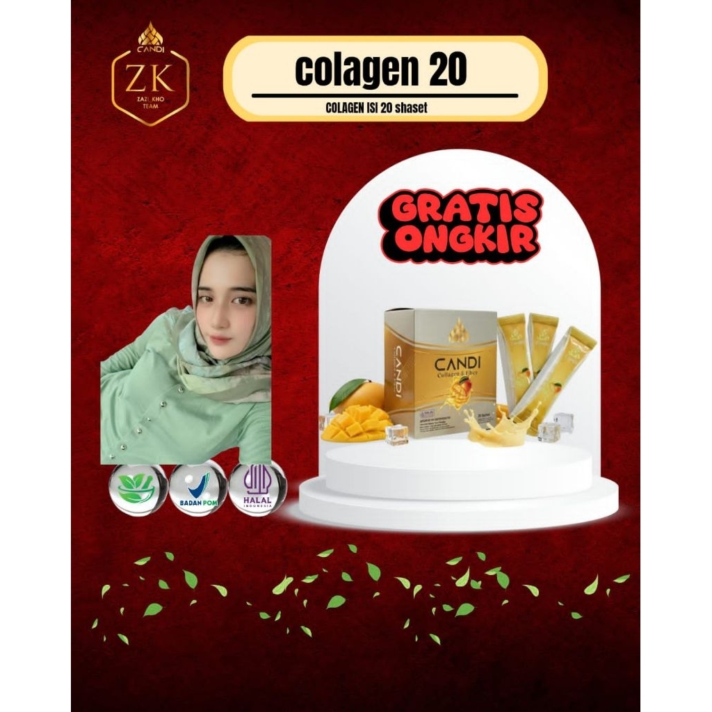 CANDI COLLAGEN FIBER MINUMAN PELANGSING PEMBLOKIR LEMAK DIET DETOX LEMAK PERUT BUNCIT MELANCARKAN BA