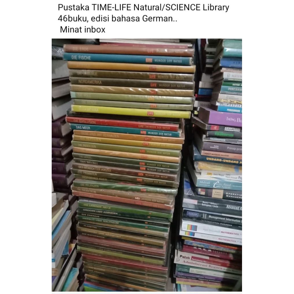 BUKU ANAK BAHASA JERMAN /PUSTAKA TIME-LIFE NATURAL/SCIENCE LIBRARY