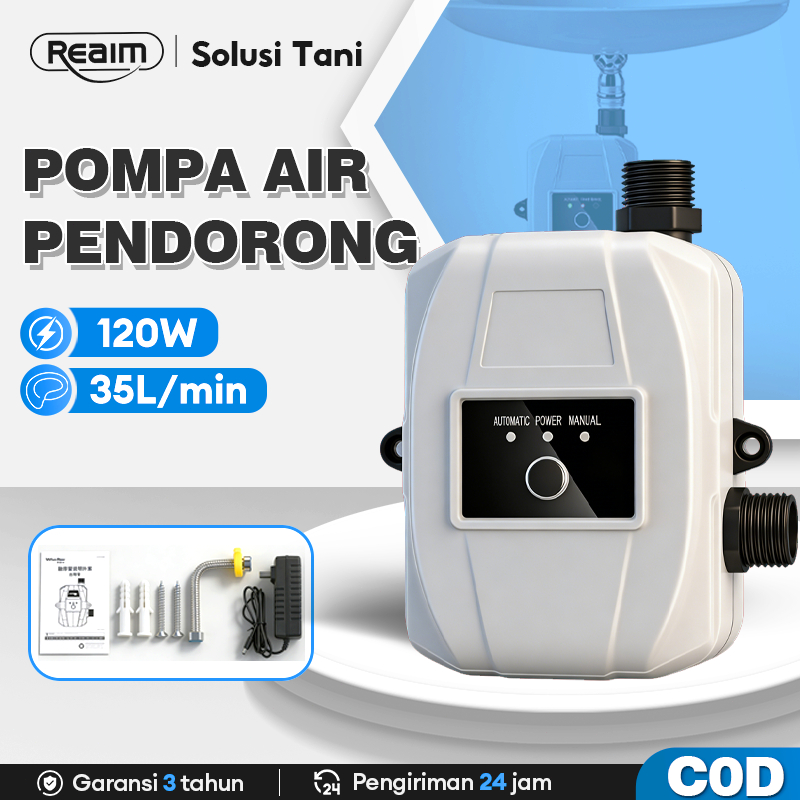 Reaim Pompa Pendorong DC 180W Pompa,Pompa Air Otomatis,Pompa Pendorong Tekanan