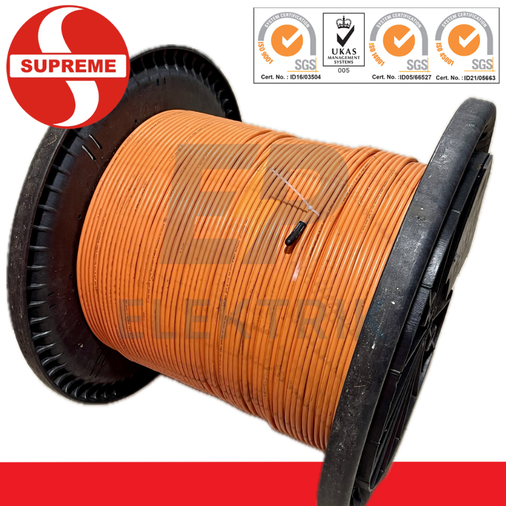 KABEL FIRE RESISTANCE CABLE FRC N2XY 2X1,5 SUPREME KABEL TAHAN API