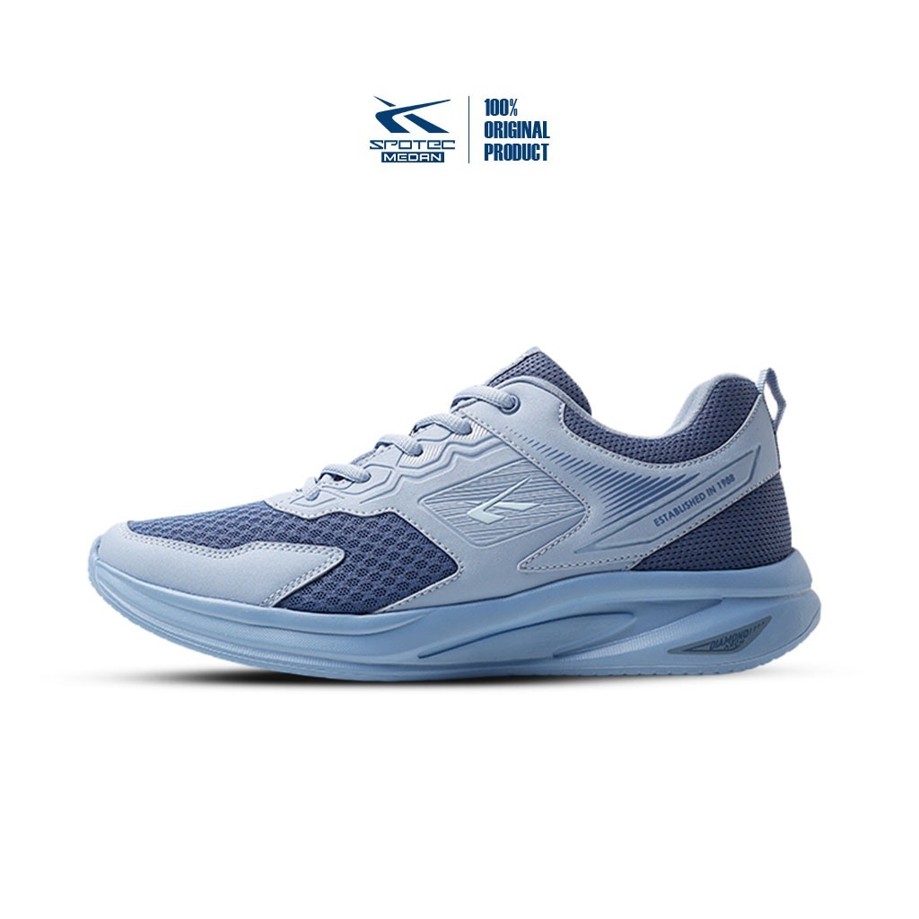 Spotec Sneakers Bishop Sepatu Sneakers Pria Wanita Biru Muda - Biru Muda