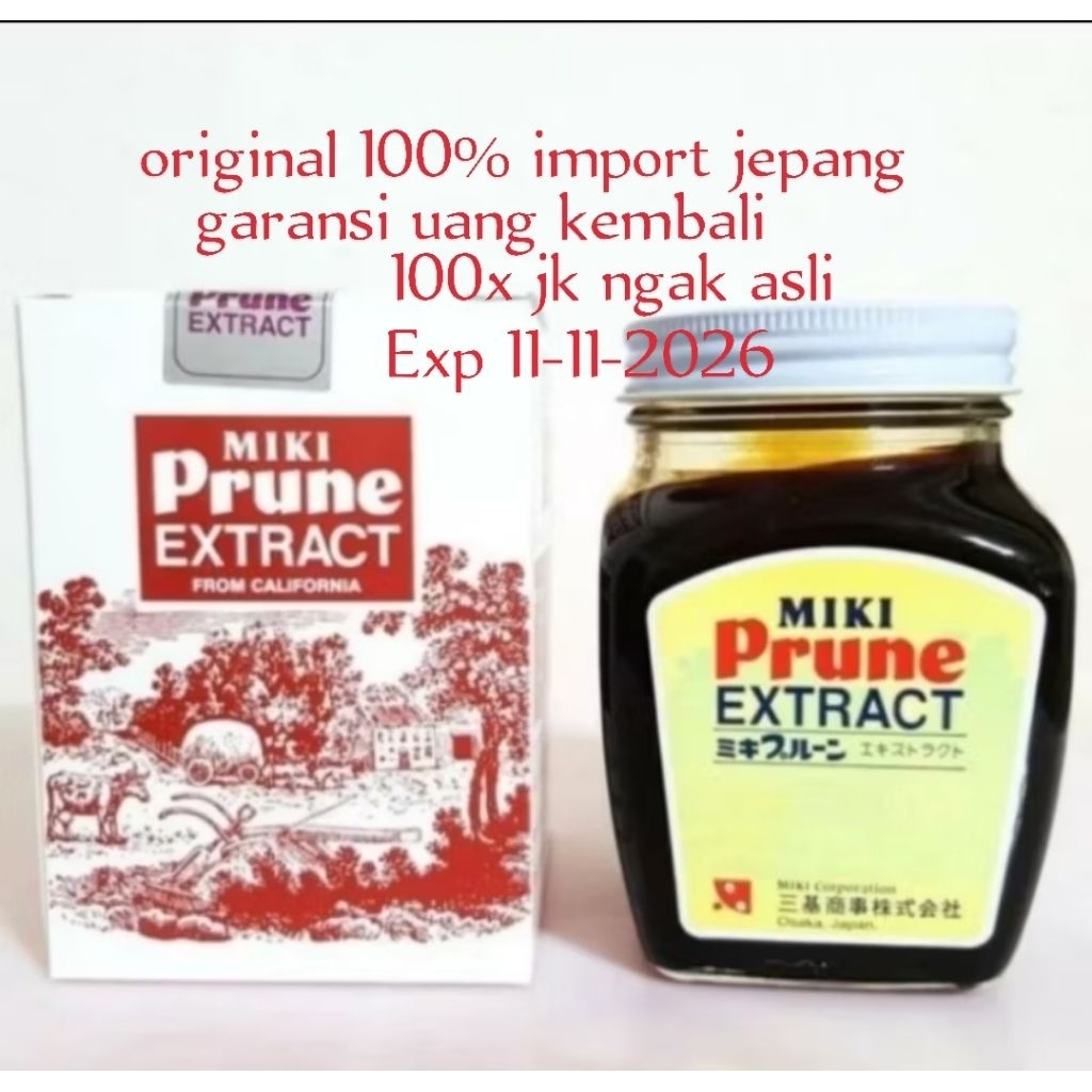miki prune extract original 100% import japan