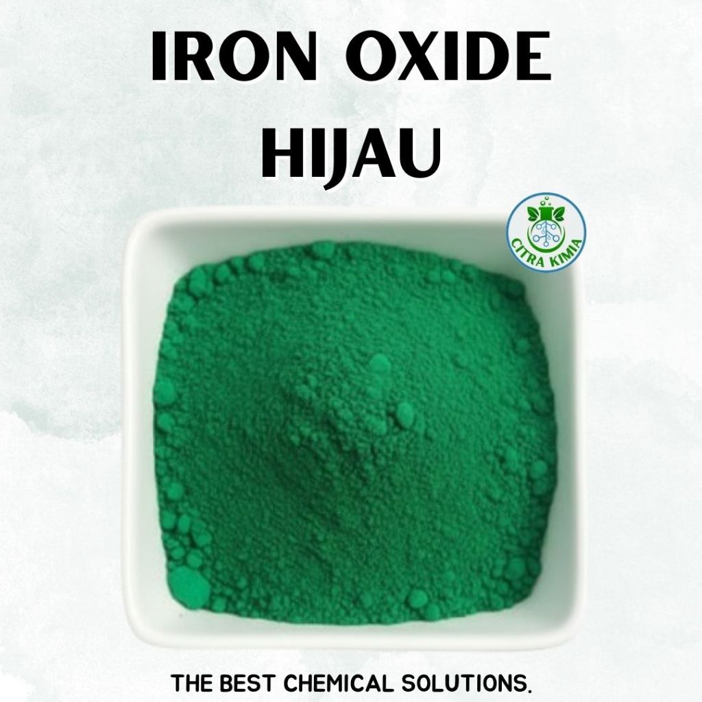 1kg Warna Hijau Iron Oxide - Bubuk Pewarna Resin, Cat Tembok, Paving Block, Plastic - Bubuk Besi Oks