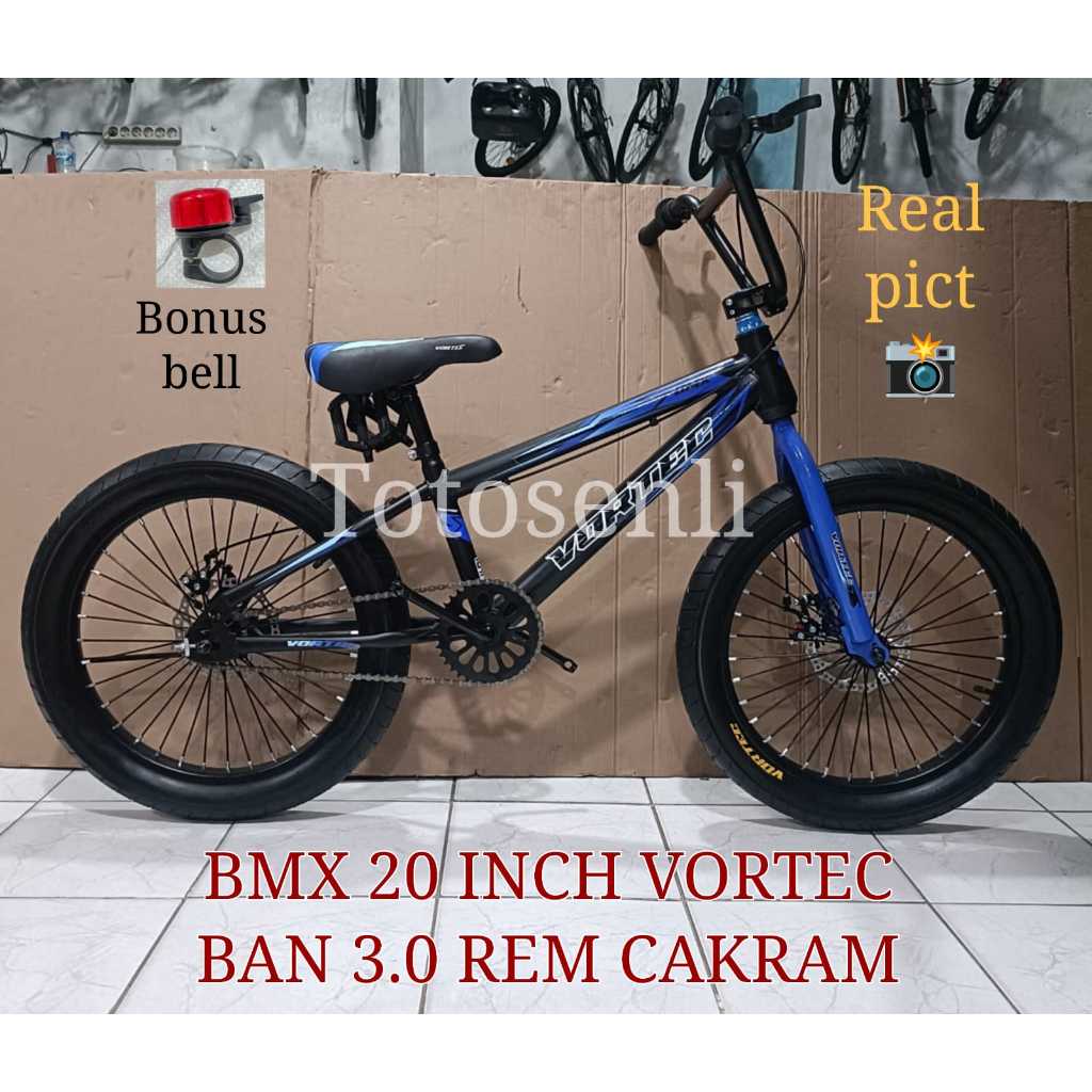 sepeda anak laki laki bmx 20 inch vortec 3.0 rem cakram sepeda anak bmx 20 inch