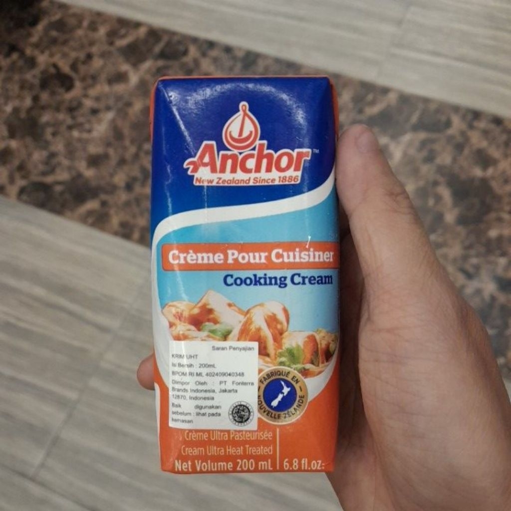 Anchor Cooking Cream Import 200ml