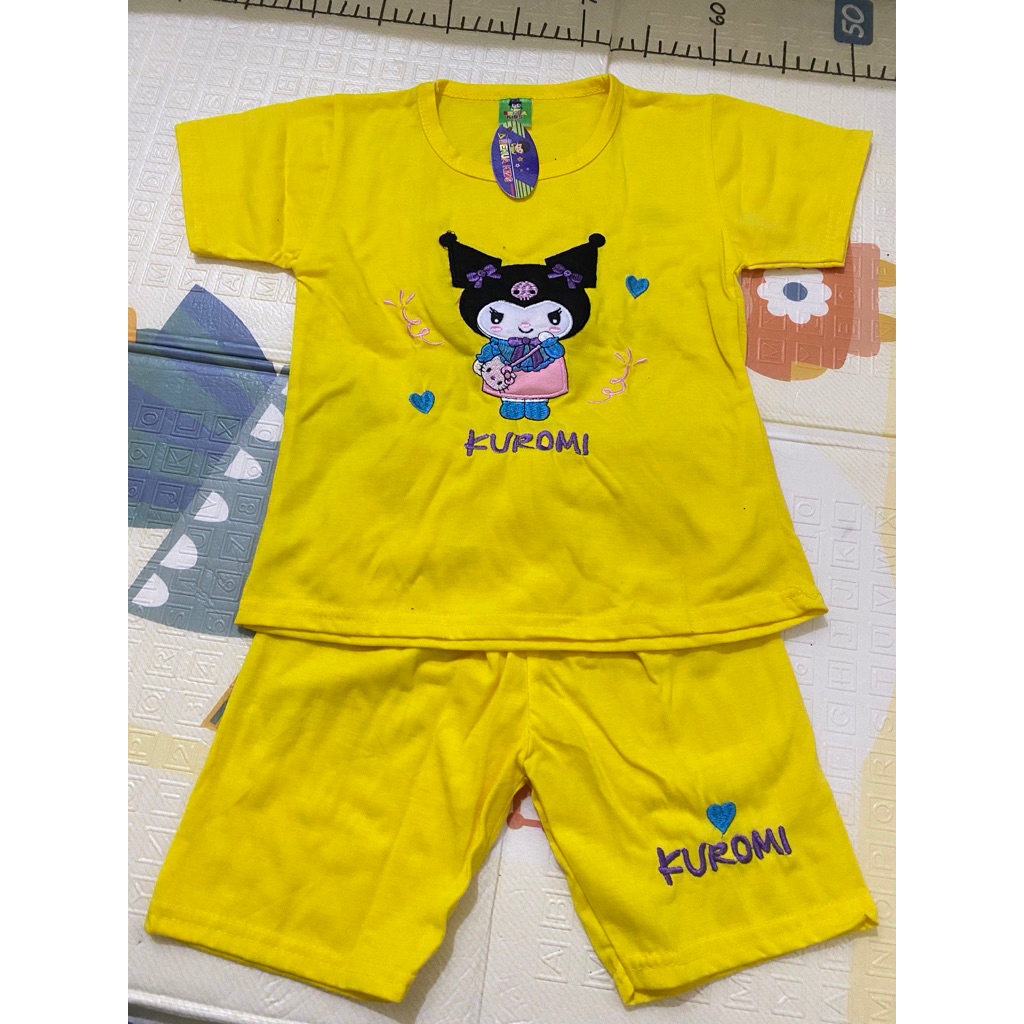 setelan baju anak kuromi