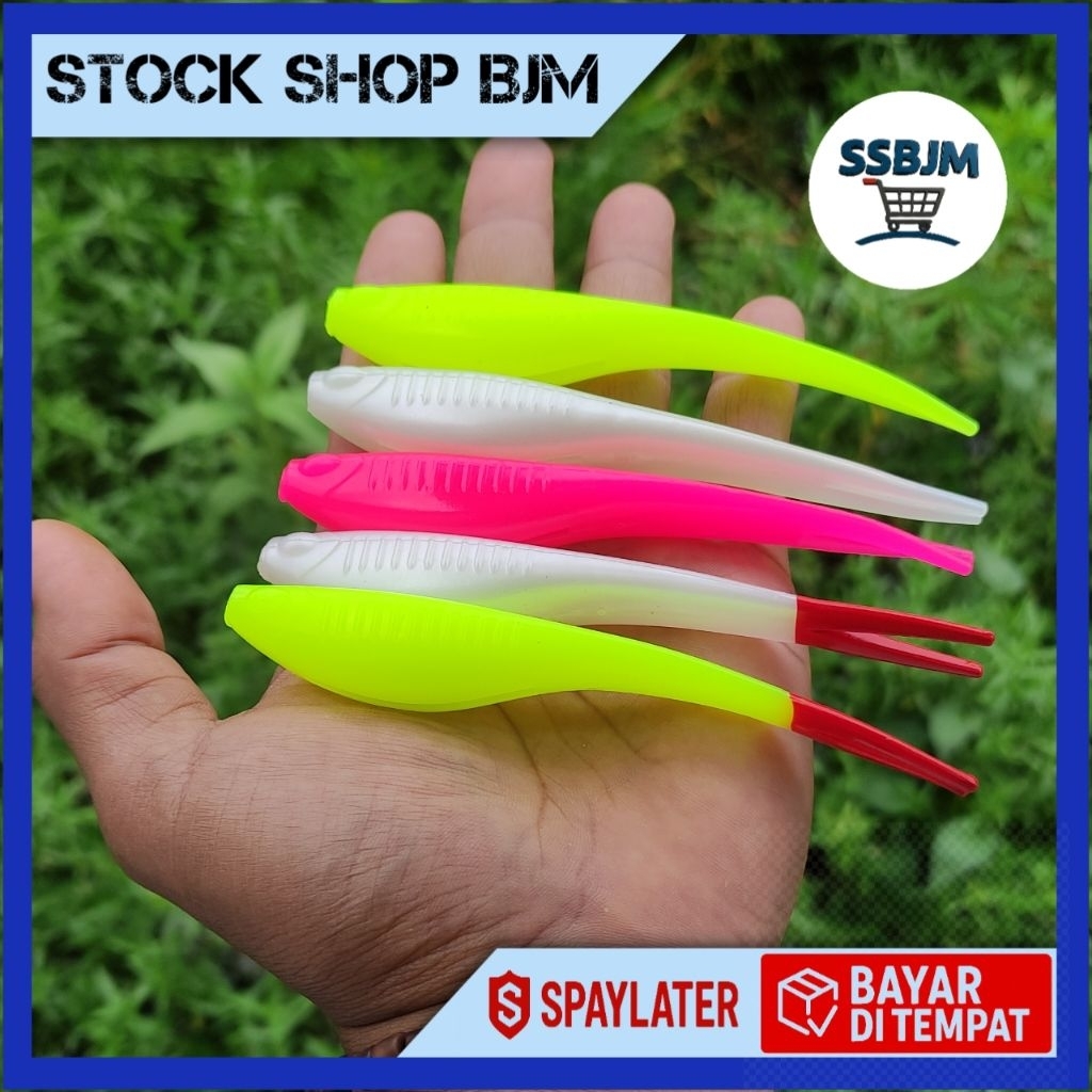 umpan soft lure silencer 12 cm , umpan casting gabus & toman