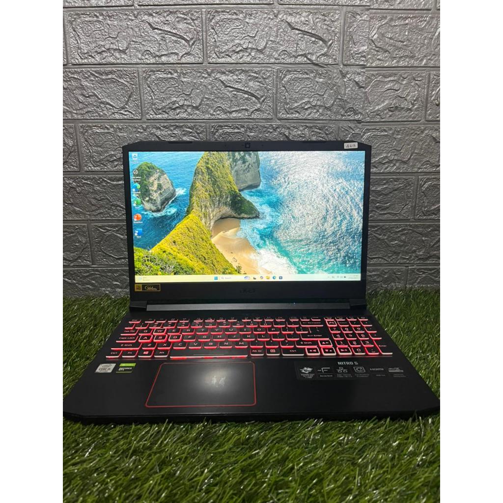 ACER NITRO 5 CORE I5 10300H 8GB 512GB GTX1650 TI 15.6" INCH BACKLIGHT / 4613