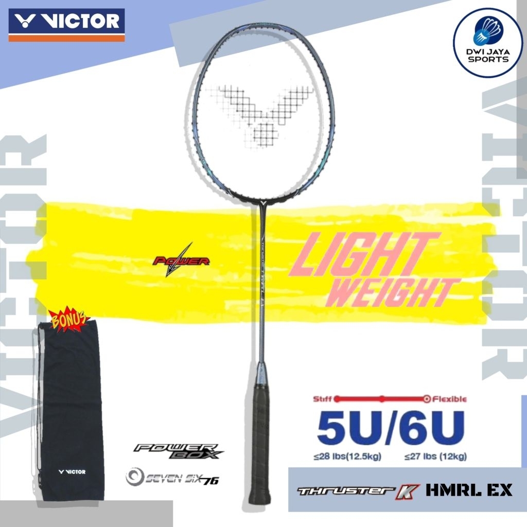 Raket Badminton Victor THRUSTER K HMRL EX H | Victor thruster hmr l ex h | victor tk hmrl ex