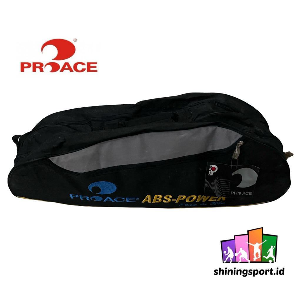 Tas Raket Badminton Pro Ace 2R ABS Power Thunderbolt BR-20 100% Original