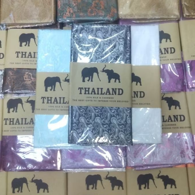 Pashmina Kain Silk & Cashmir Premium Import Thailand