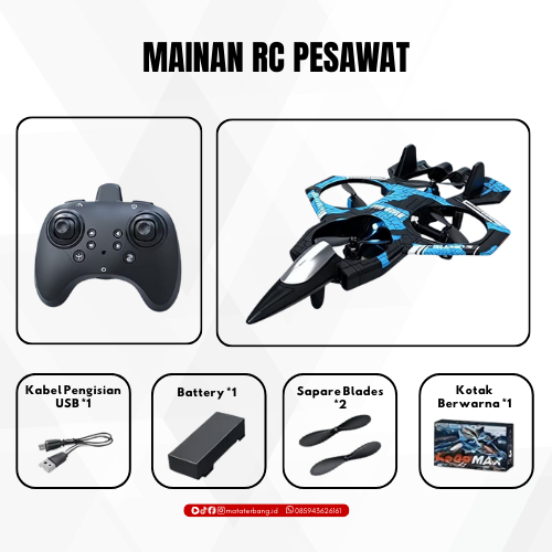 MAINAN RC PESAWAT, MAINAN PESAWAT REMOT, PESAWAT REMOT