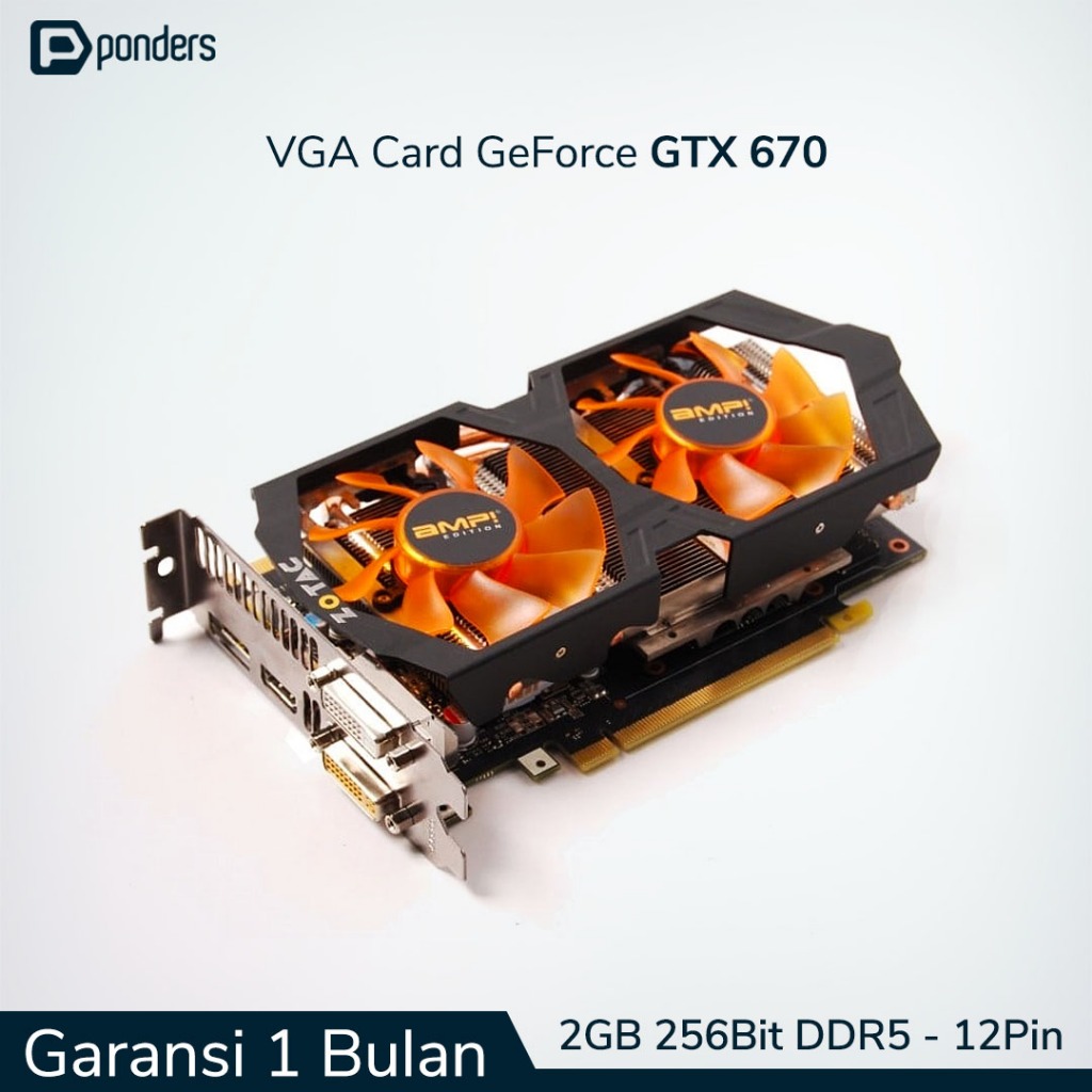 VGA GTX 760 / VGA Card GTX 760 - 2GB 256BIT DDR5 (12 Pin Power)