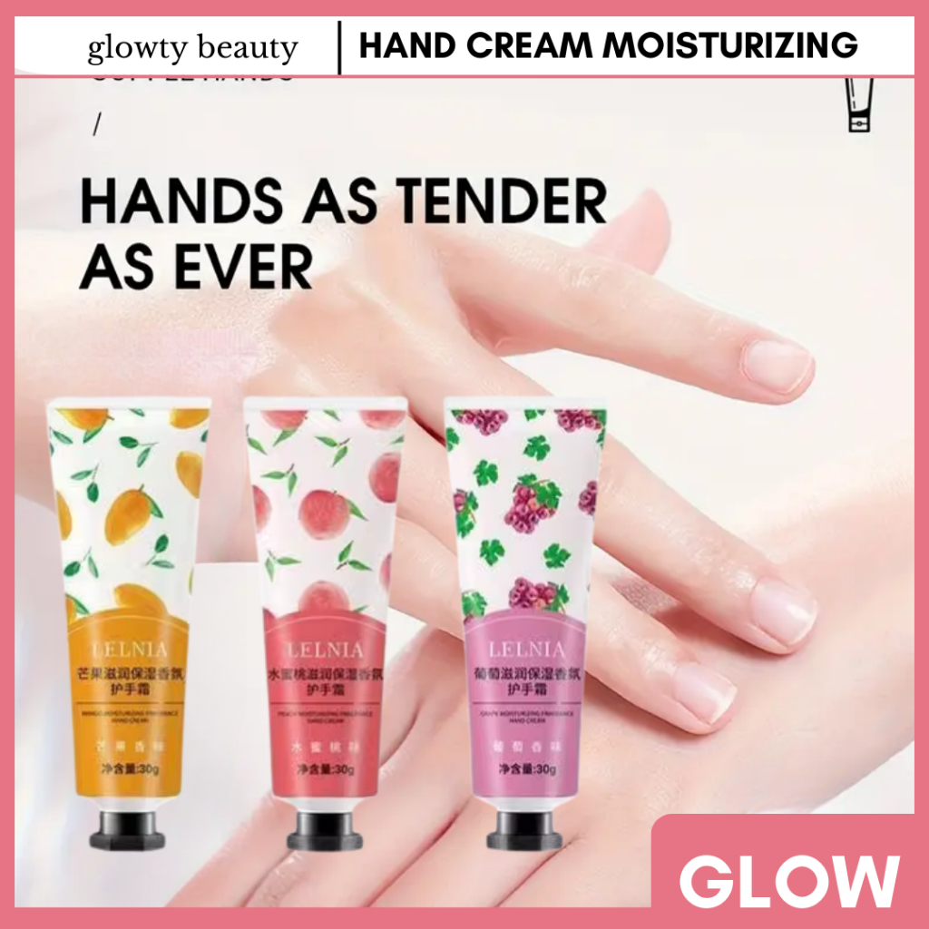 GLOWTY BEAUTY[READY]Lotion Krim Tangan untuk Kulit Lembut, Halus & Menyegarkan  Fruity Floral Hand C