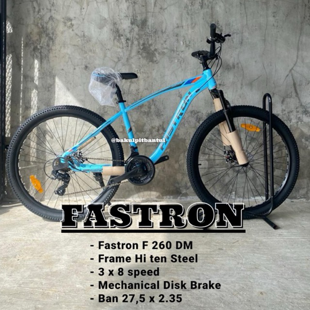 Sepeda Gunung MTB ring 27,5 Fatron F 260 DM | Sepeda Gunung ukuran 27.5 merk Fastron F 260 DM
