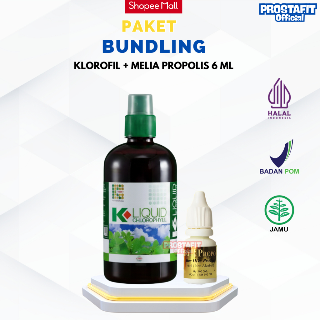 Paket Sehat Klorofil K-Link + Melia Propolis Original