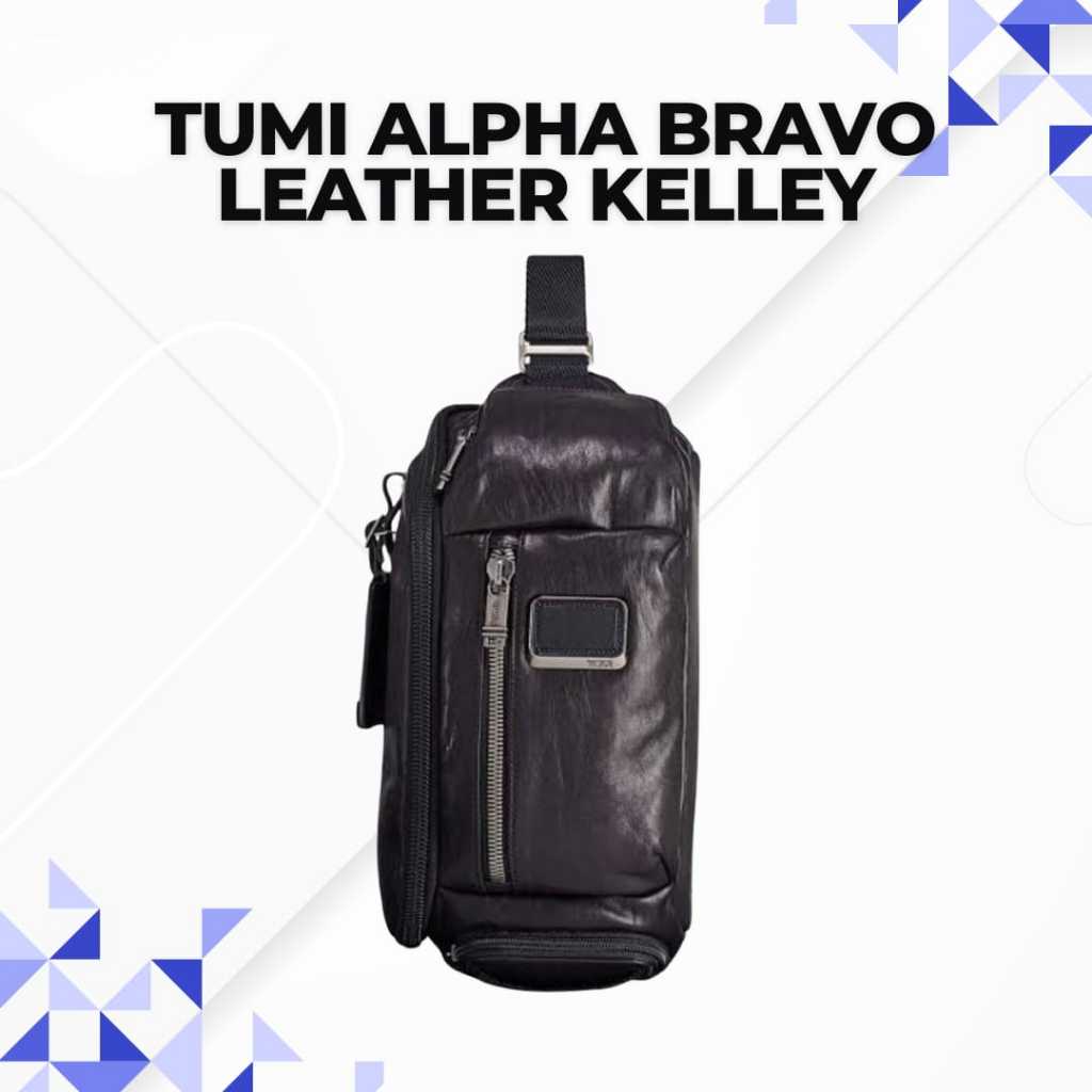 TUMI ALPHA BRAVO LEATHER KELLEY