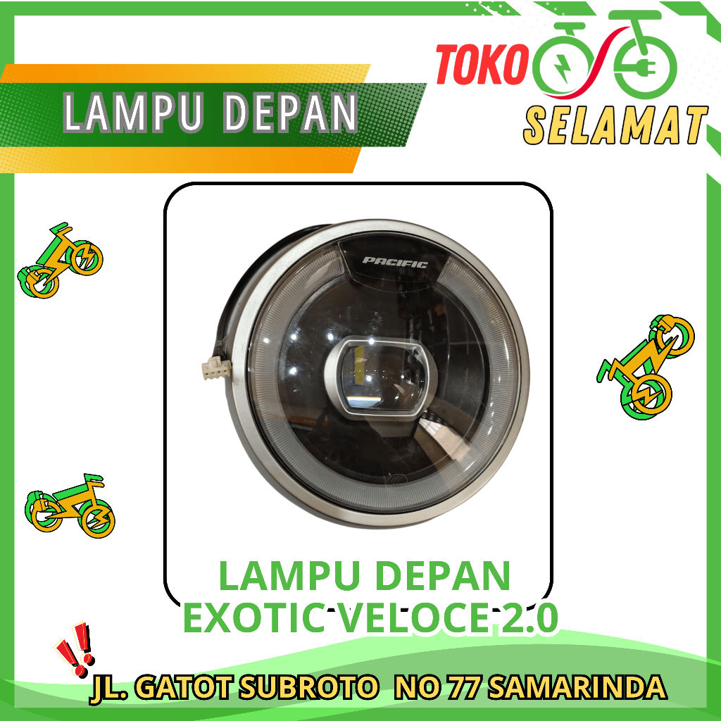 HEAD LAMP / LAMPU DEPAN EXOTIC VELOCE 2.0