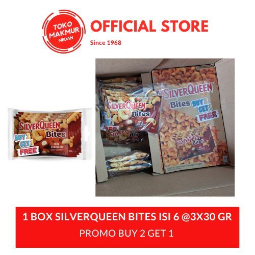 1 BOX SILVERQUEEN BITES ISI 6X3X30 GR