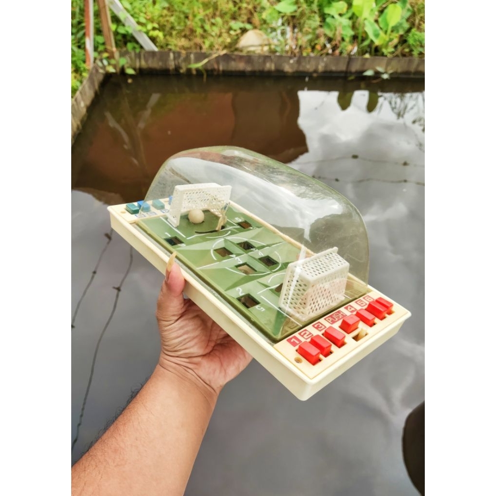 table top board game soccer retro game mainan jadul
