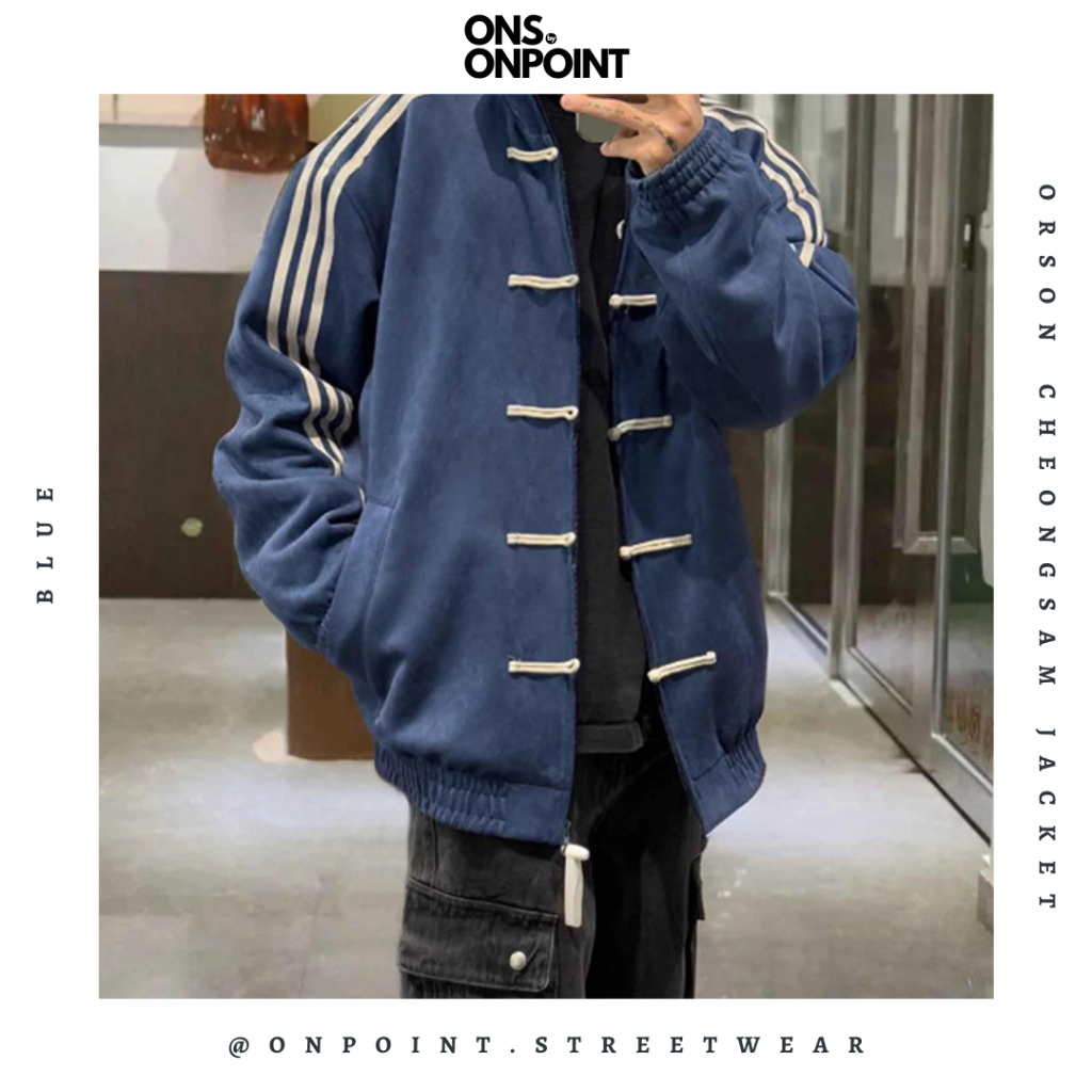 [ONS BY ONPOINT] Orson Cheongsam Jacket - jaket denim jaket jeans pria jaket varsity pria leather ja