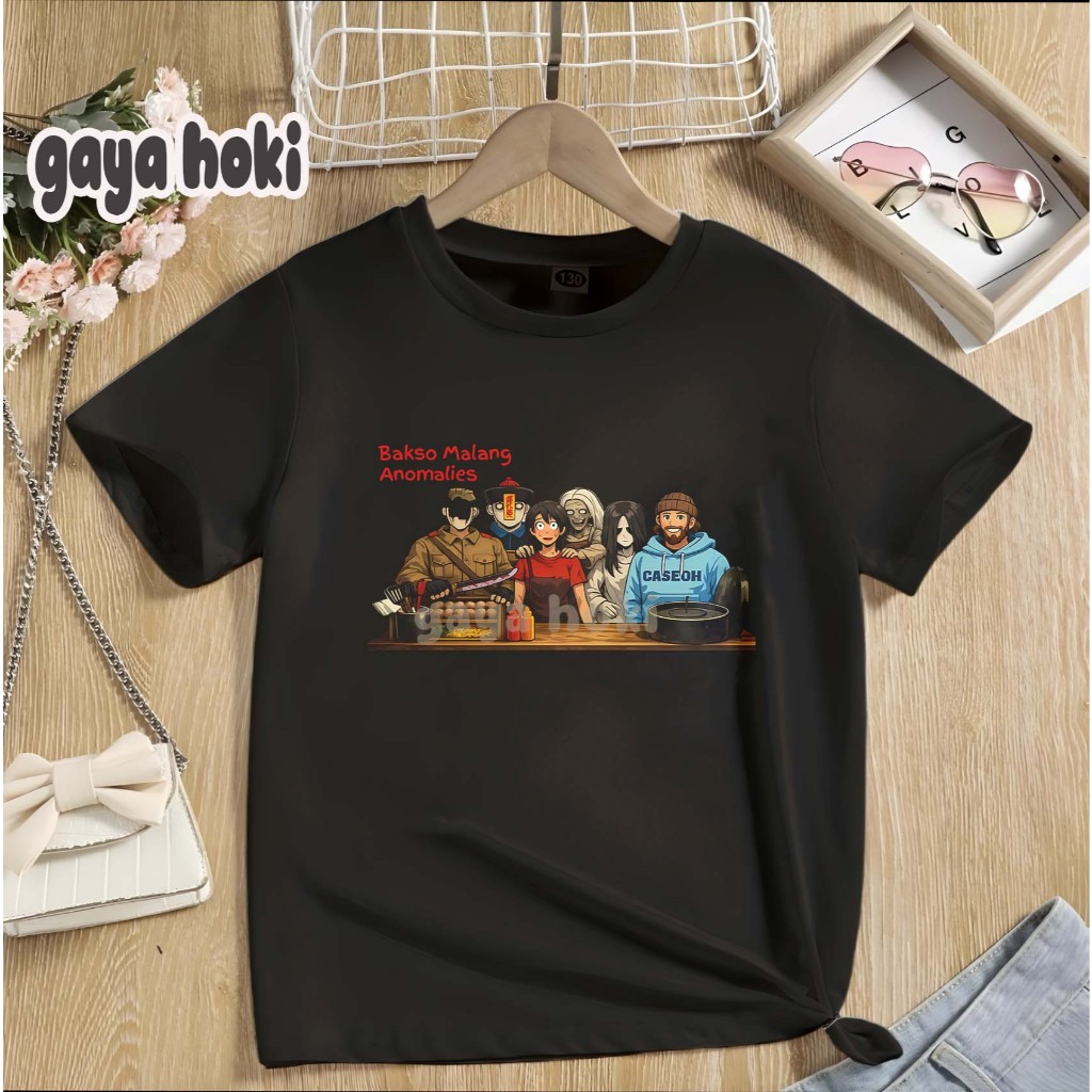 Baju Kaos Anak Gambar Bakso Malang Anomalies Roblox Bahan Premium Unisex Cotton