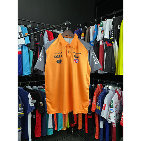 KAOS JERSEY POLO MCLAREN ORANGE POLOS   - DRYFIT PREMIUM FULL PRINTING