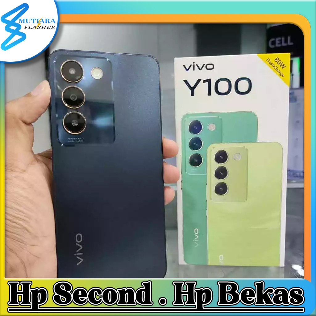 Vivo Y100 4G | 5G Ram 8/128GB | Ram 8/256GB Bekas Original Flasher Store