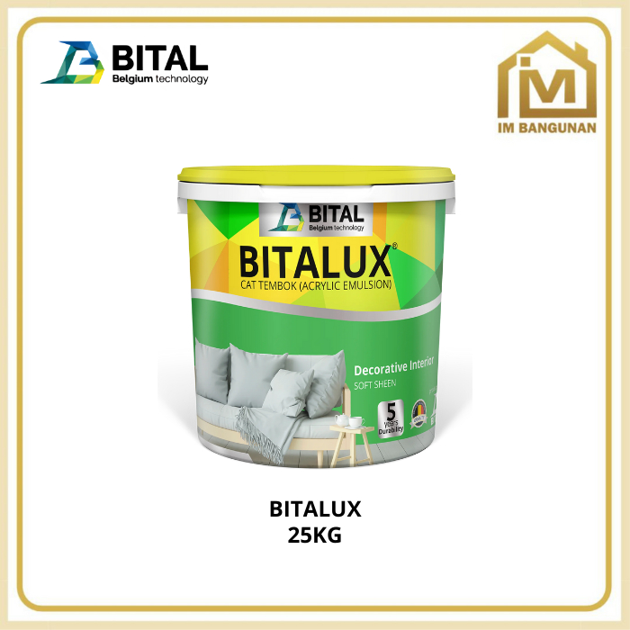cat tembok dalam emulsi - Bitalux Paint 25kg